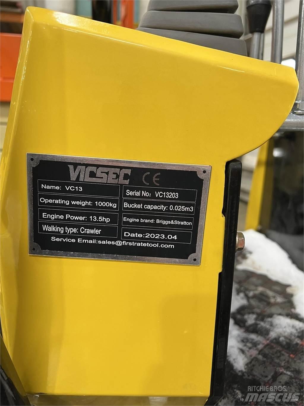 Vicsec VC13 Minigraafmachines < 7t