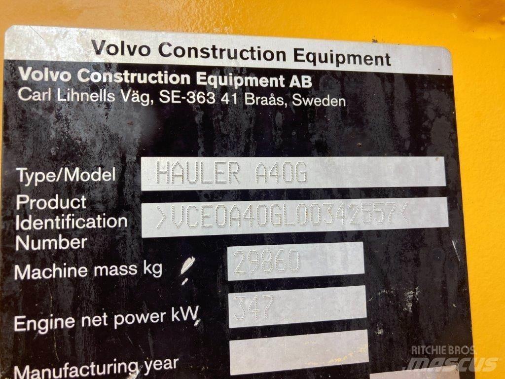Volvo A40G Knik dumptrucks