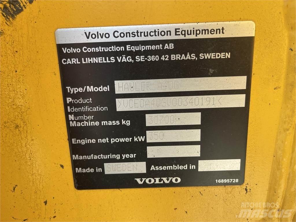 Volvo A40G Water tankwagens