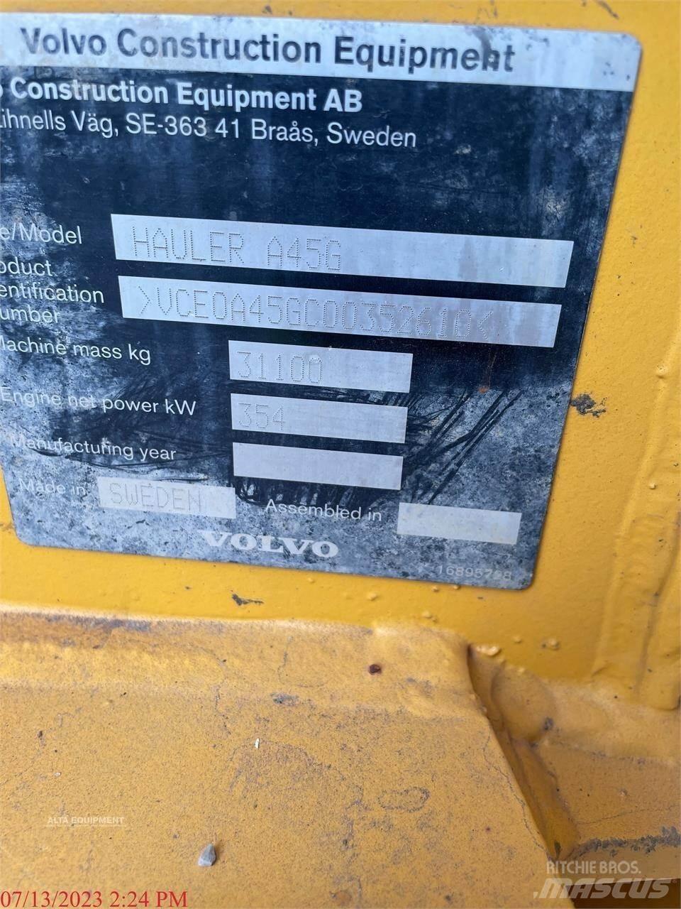 Volvo A45G Knik dumptrucks