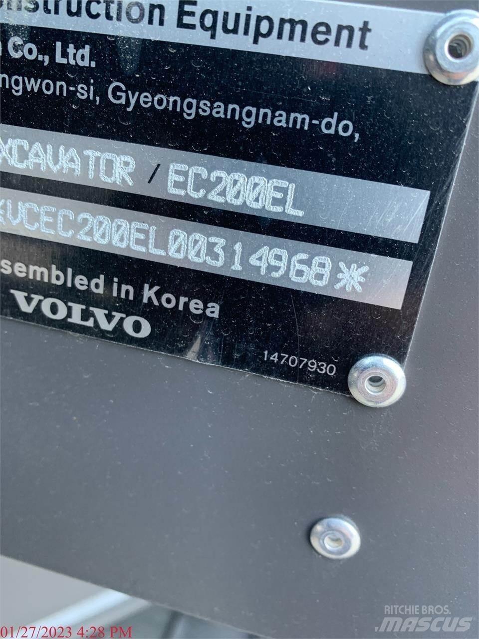 Volvo EC200EL Rupsgraafmachines