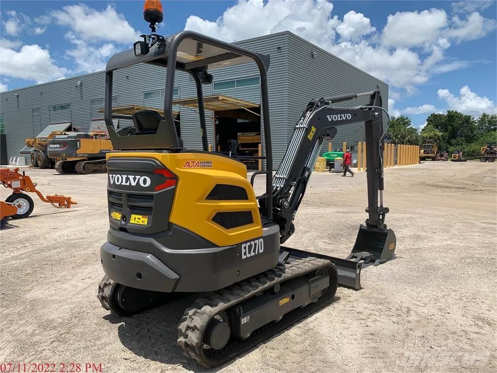 Volvo EC27D Minigraafmachines < 7t