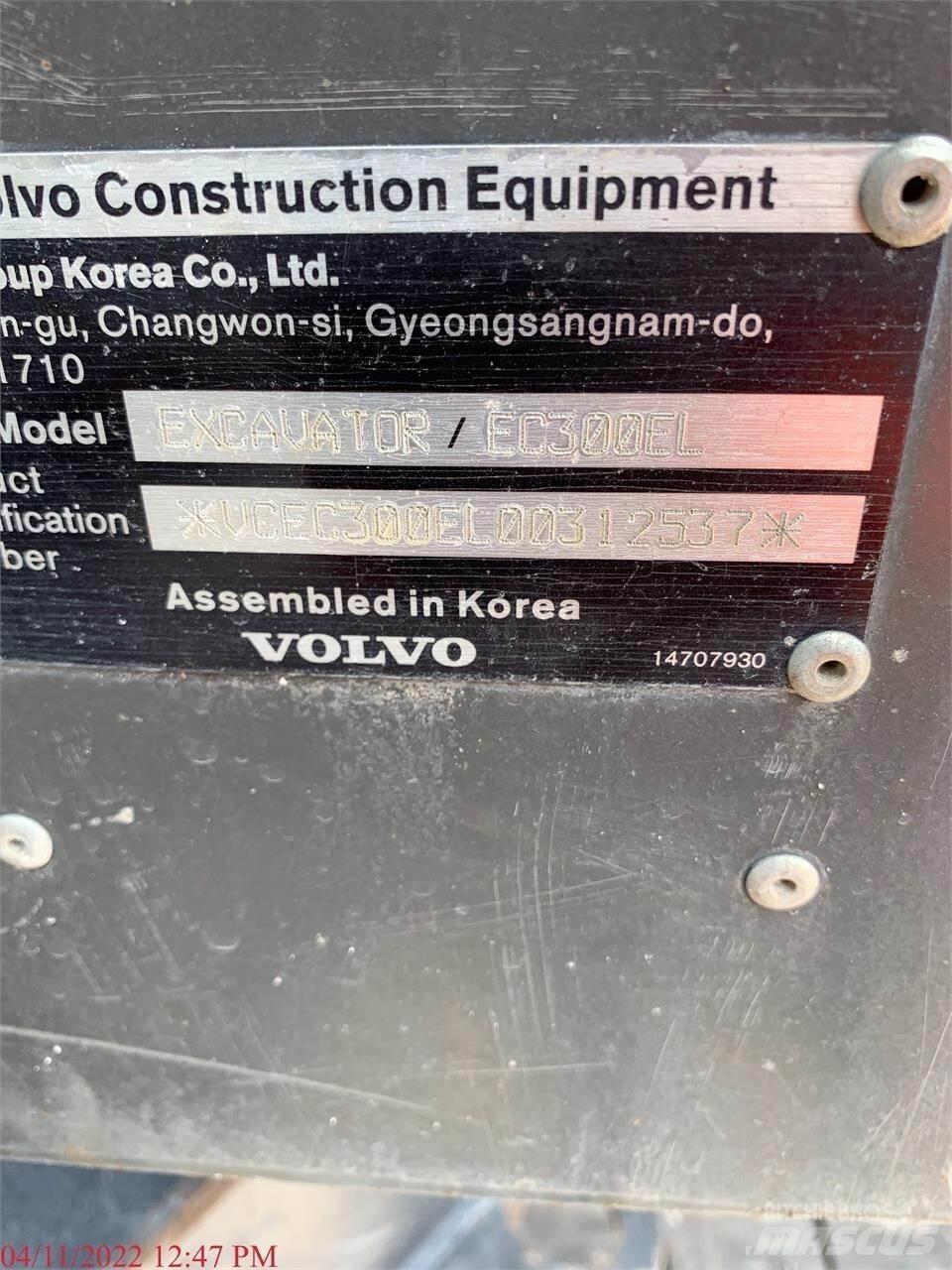 Volvo EC300EL Rupsgraafmachines