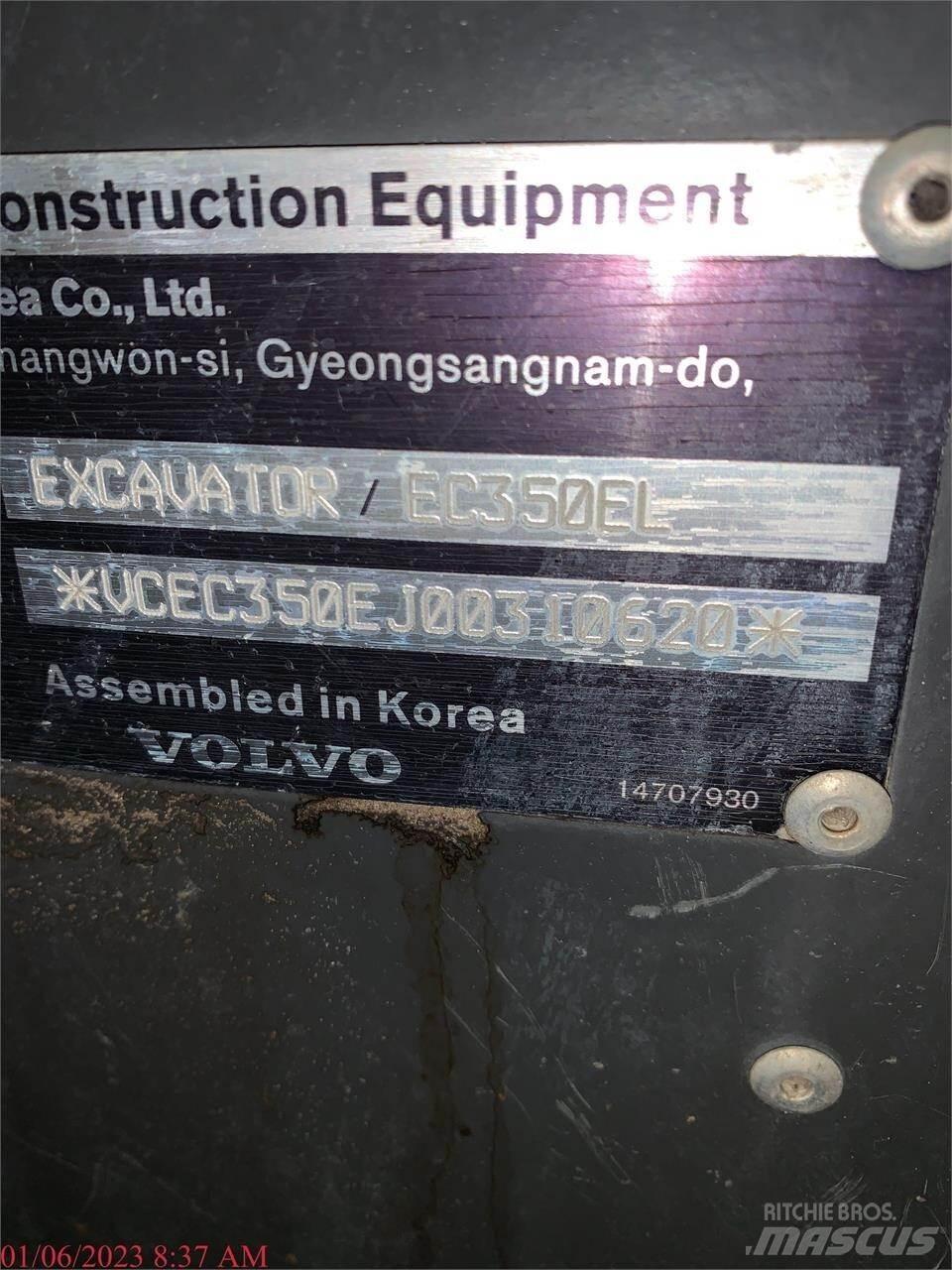 Volvo EC350EL Rupsgraafmachines
