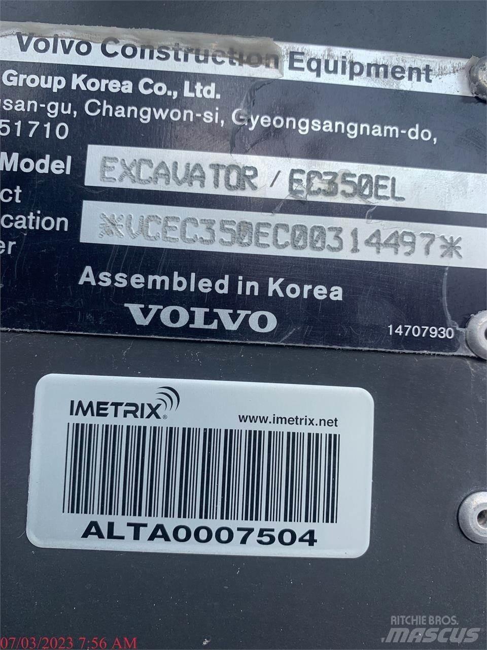 Volvo EC350EL Rupsgraafmachines
