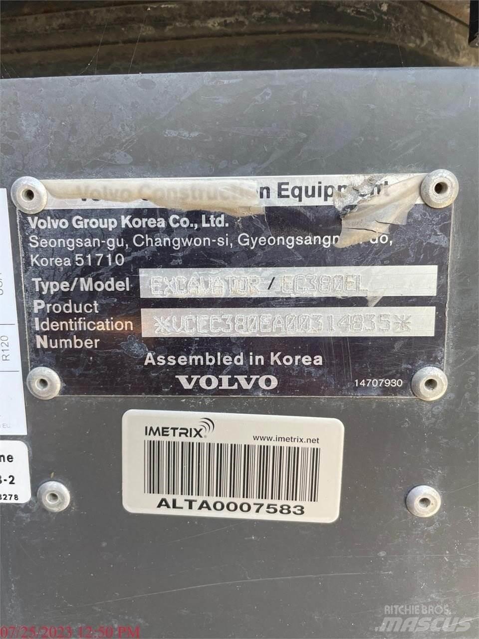 Volvo EC380EL Rupsgraafmachines