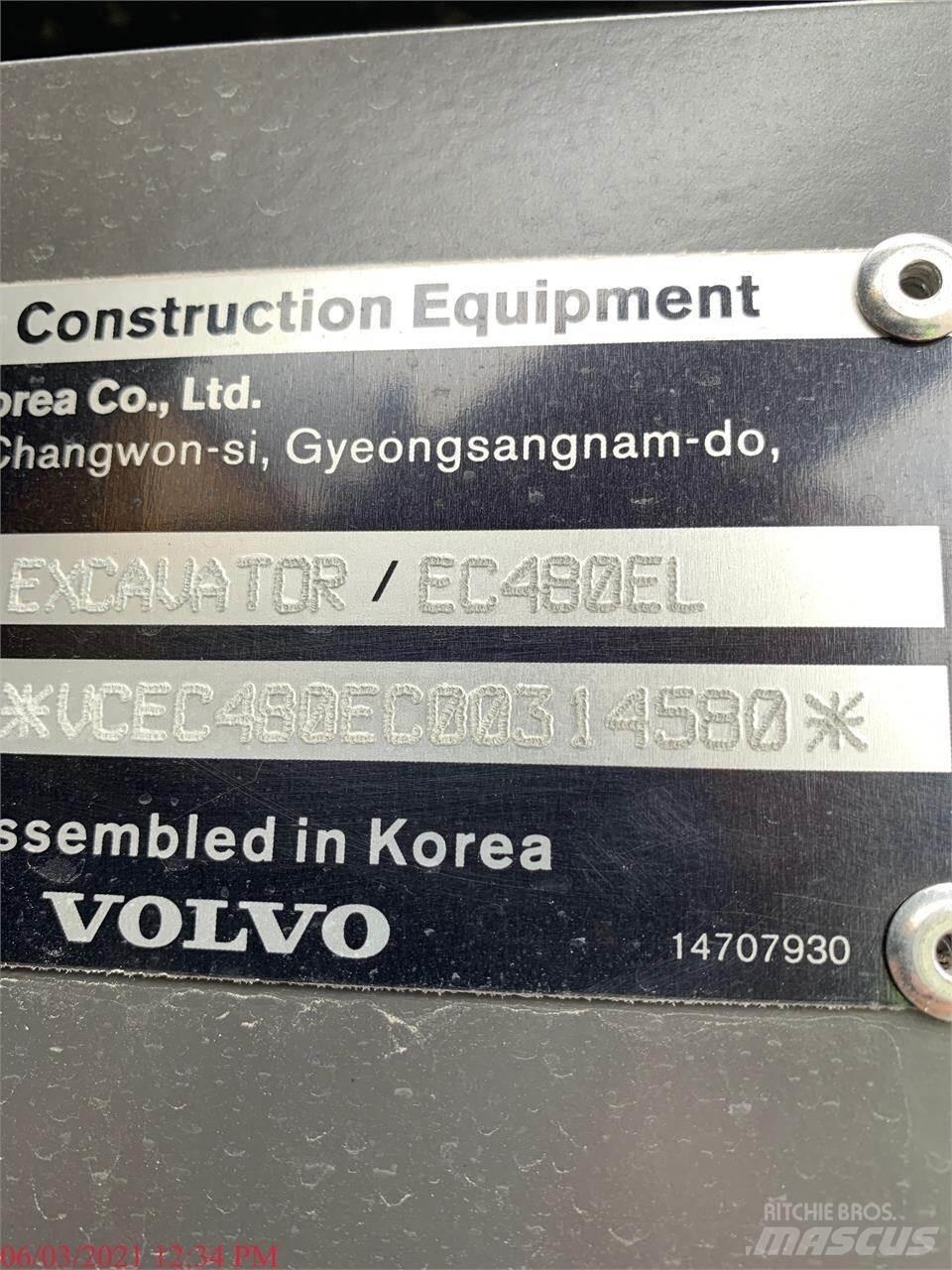 Volvo EC480EL Rupsgraafmachines