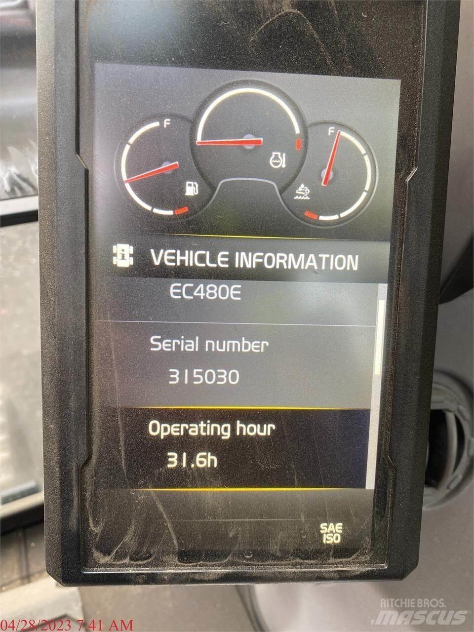 Volvo EC480EL Rupsgraafmachines