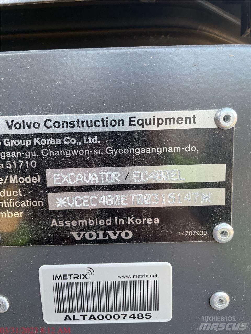 Volvo EC480EL Rupsgraafmachines