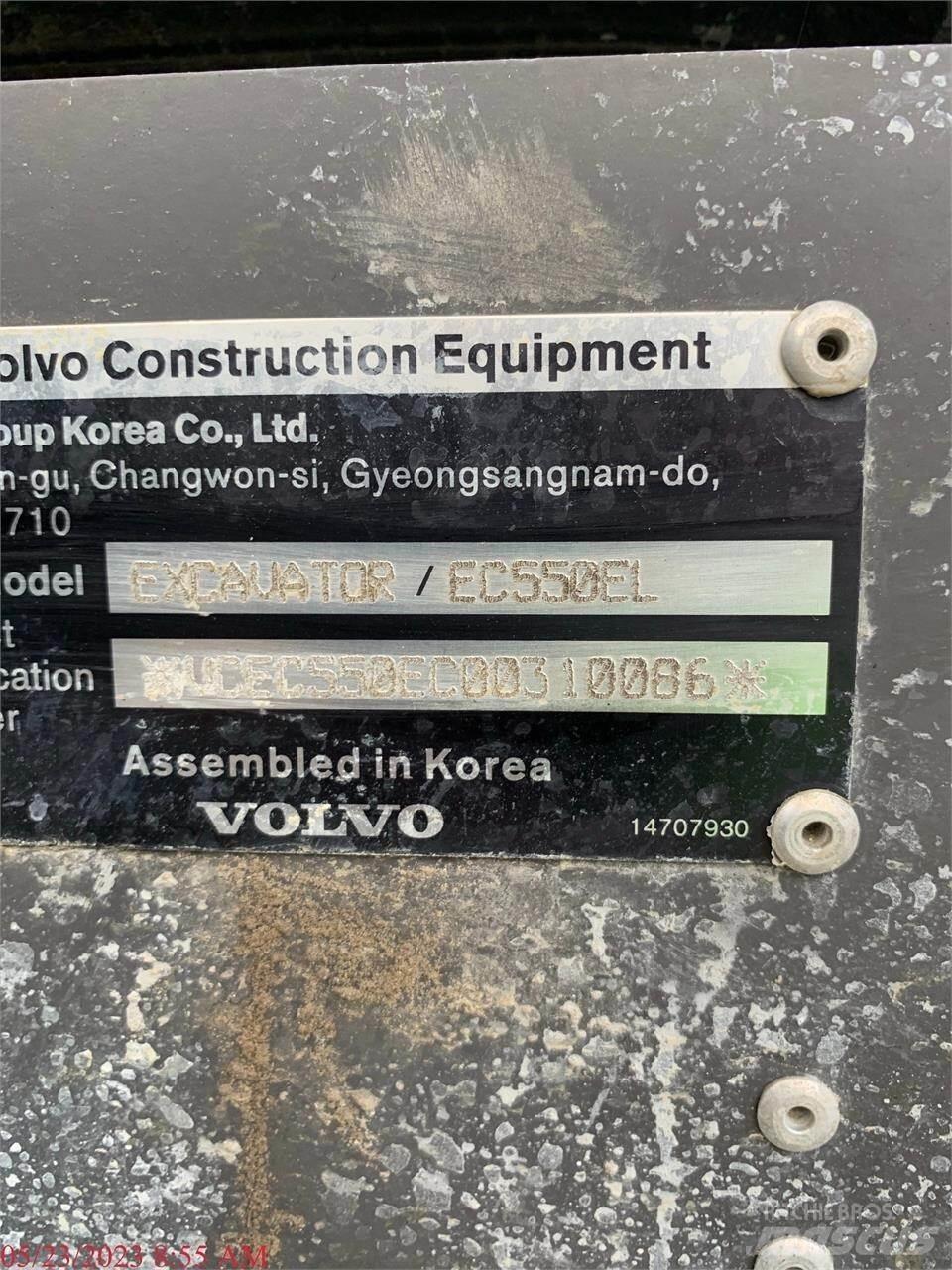 Volvo EC550EL Rupsgraafmachines