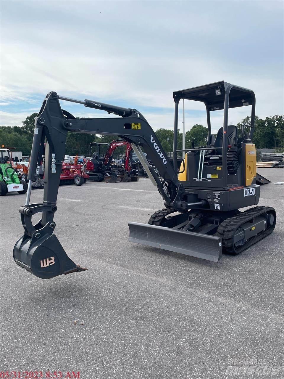 Volvo ECR25D Minigraafmachines < 7t