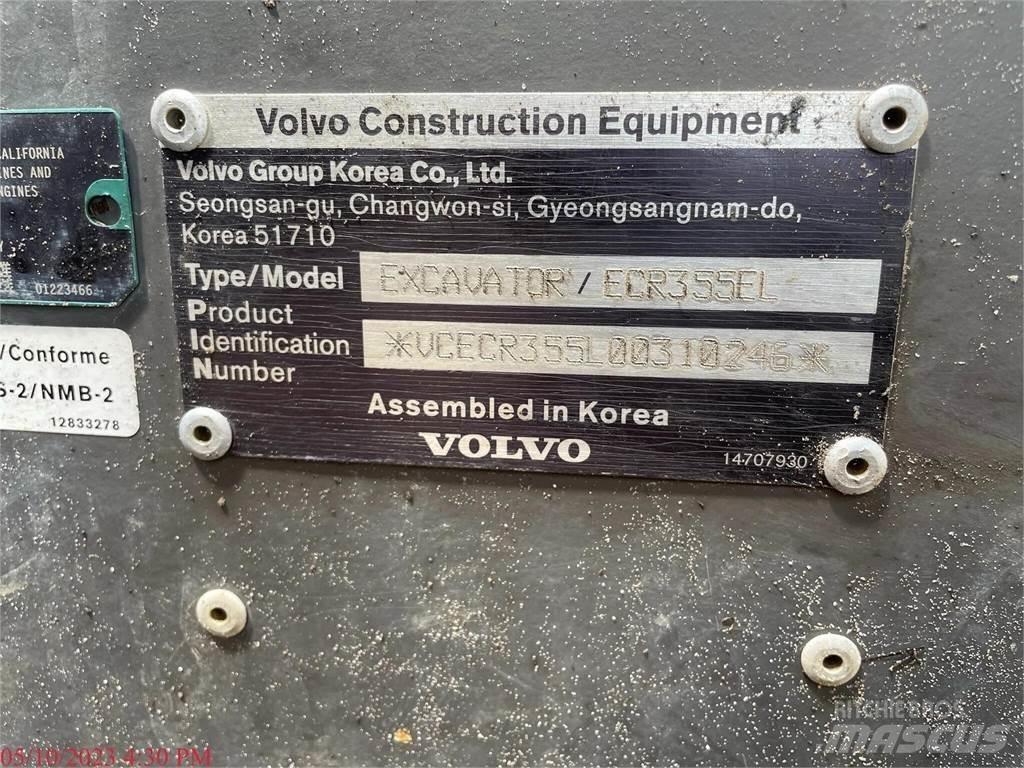 Volvo ECR355EL Rupsgraafmachines