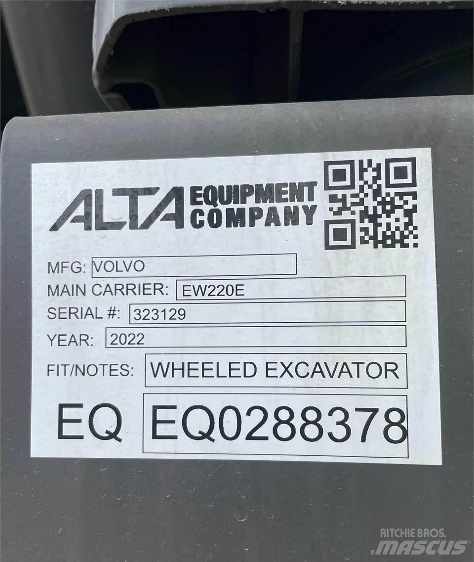 Volvo EW220E Wielgraafmachines