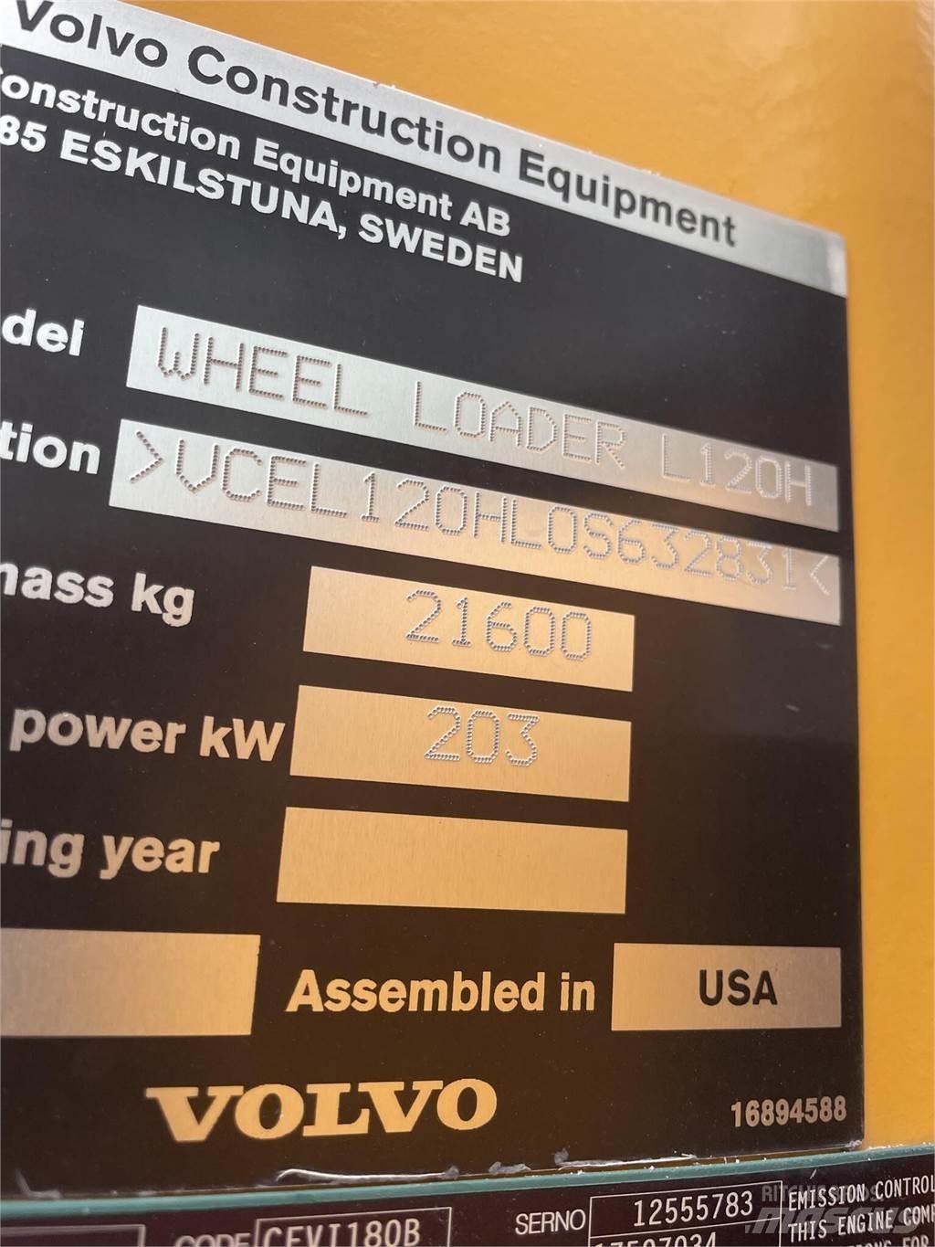 Volvo L120H Wielladers