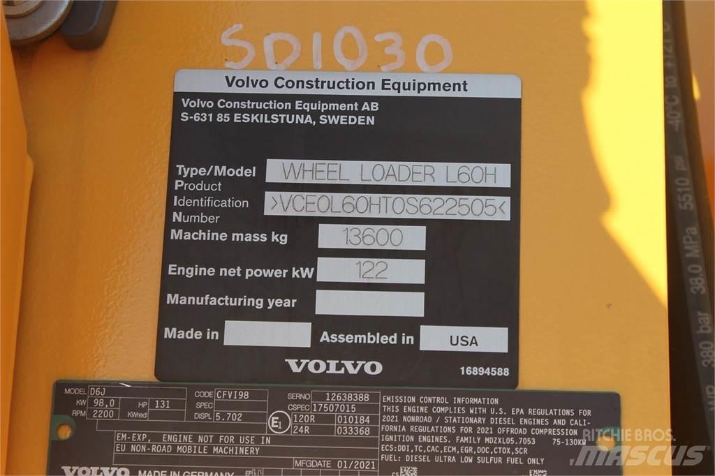 Volvo L60H Wielladers