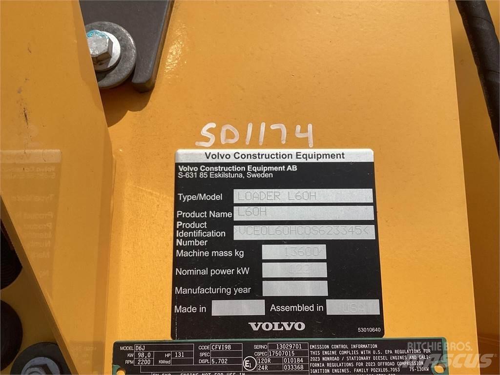 Volvo L60H Wielladers