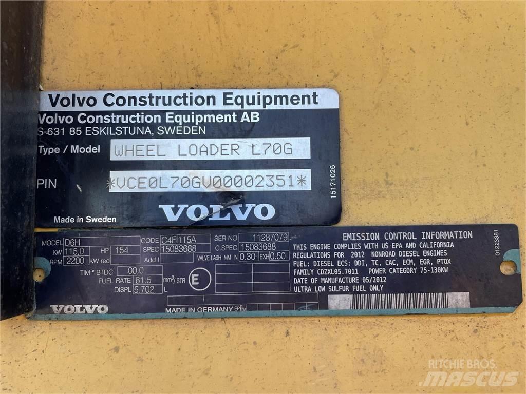 Volvo L70G Wielladers