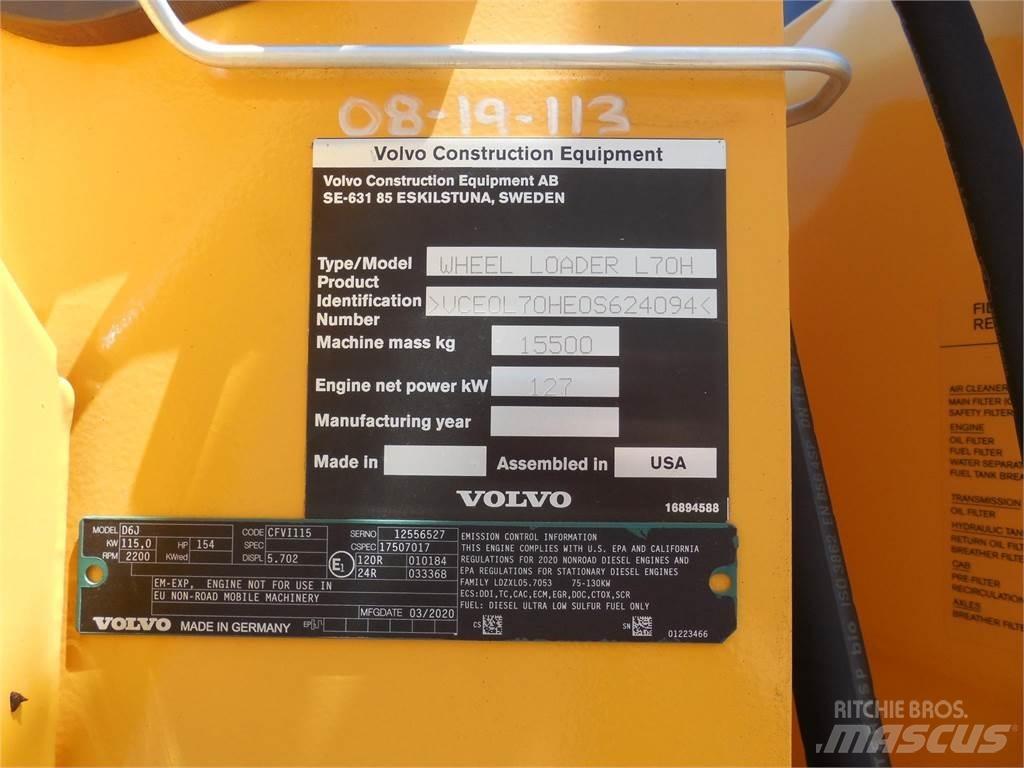 Volvo L70H Wielladers