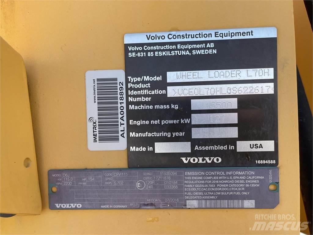 Volvo L70H Wielladers