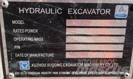 XCMG XE210U Rupsgraafmachines