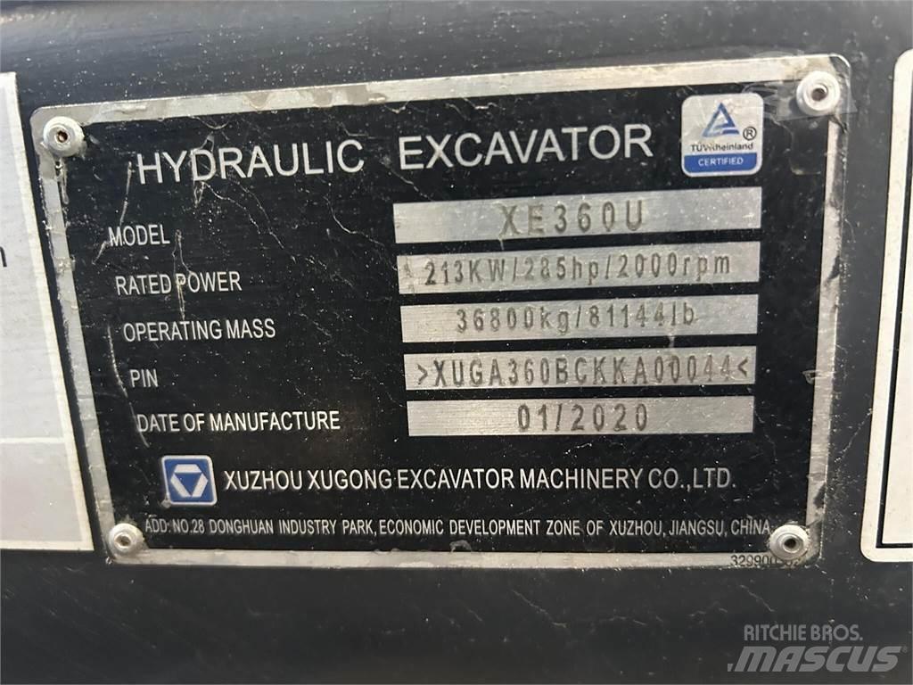 XCMG XE360U Rupsgraafmachines