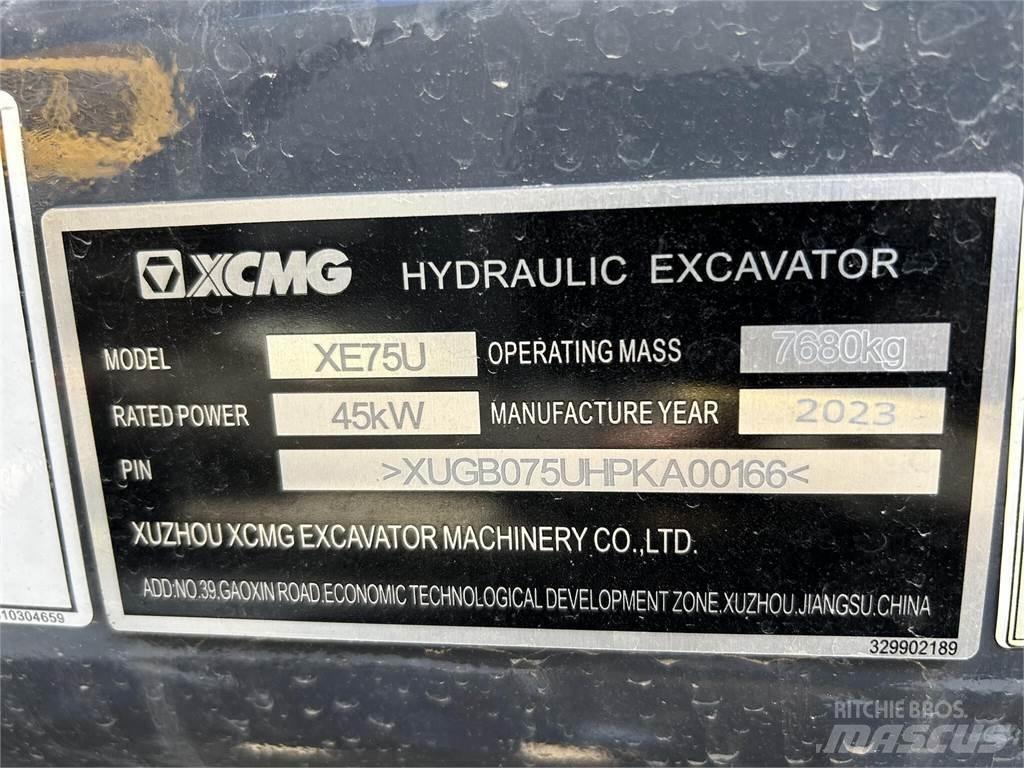 XCMG XE75U Rupsgraafmachines