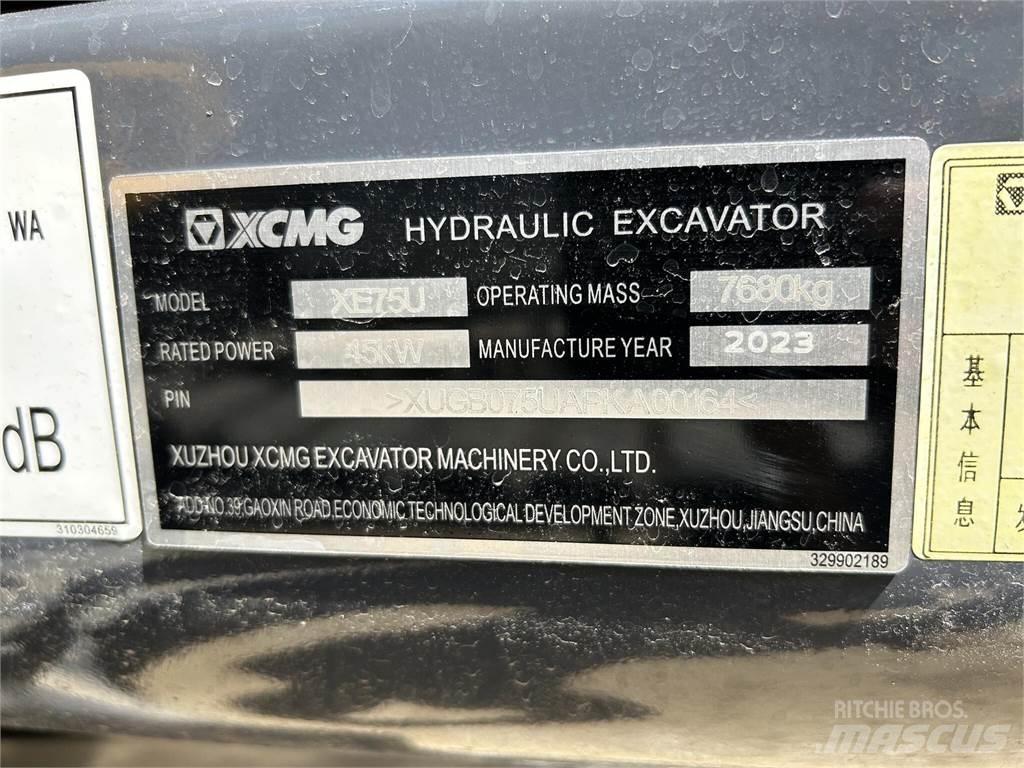 XCMG XE75U Rupsgraafmachines