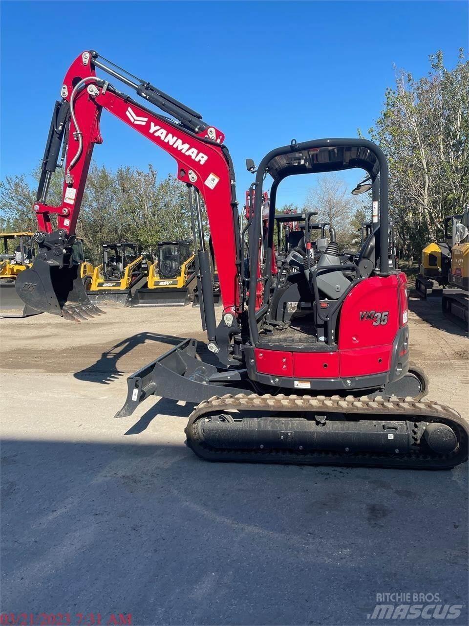 Yanmar VIO35-6A Minigraafmachines < 7t