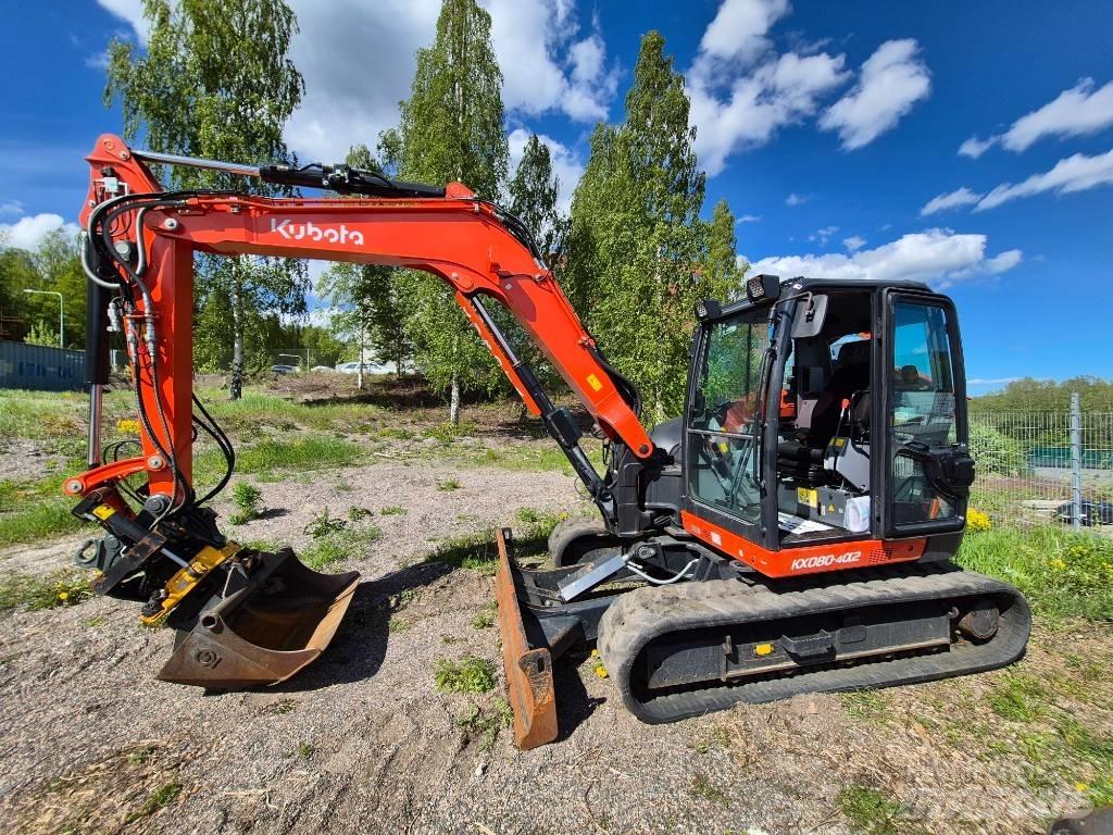Kubota KX 080-4 Midigraafmachines 7t - 12t