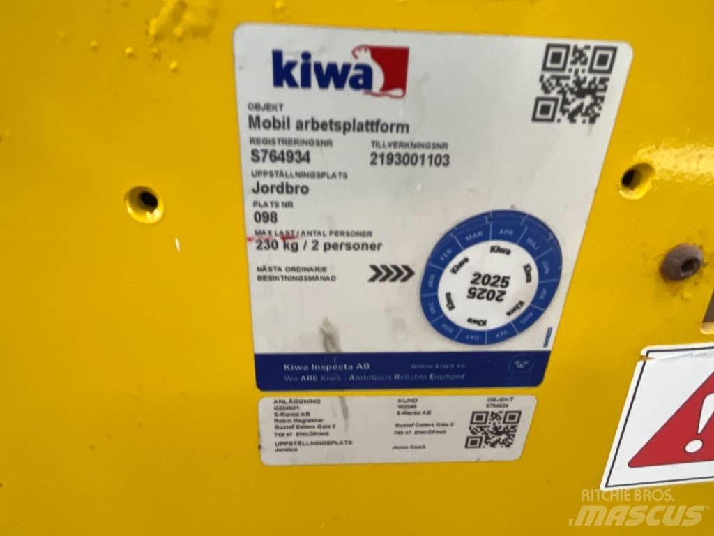 Saxlift GMG 930 ED, Schaarhoogwerkers