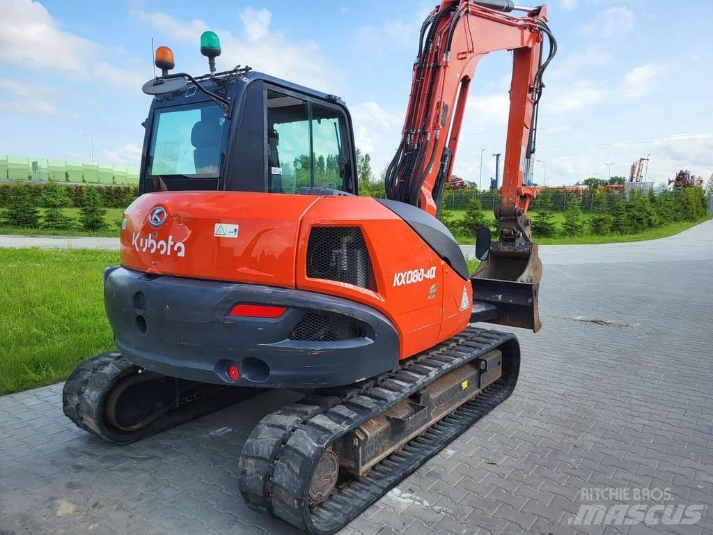 Kubota KX080-40 Rupsgraafmachines