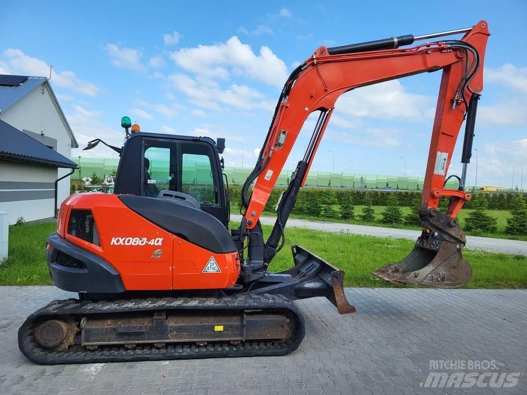 Kubota KX080-40 Rupsgraafmachines