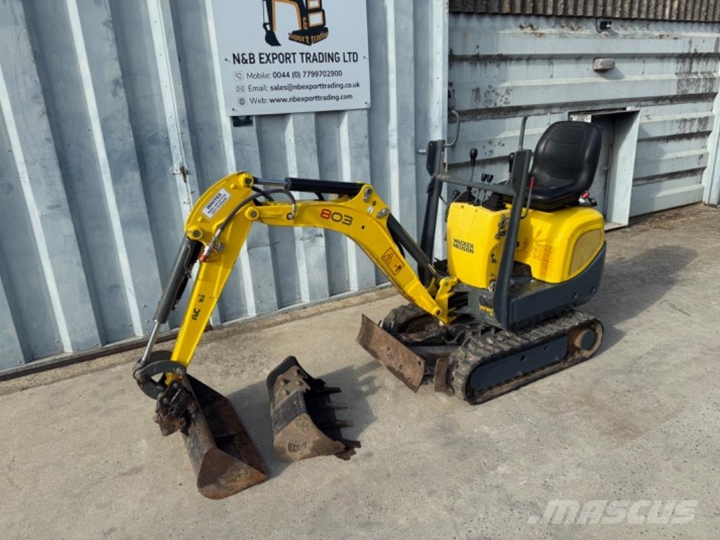 Wacker Neuson 803 Minigraafmachines < 7t