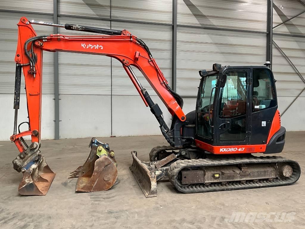 Kubota KX 080-4 A Midigraafmachines 7t - 12t