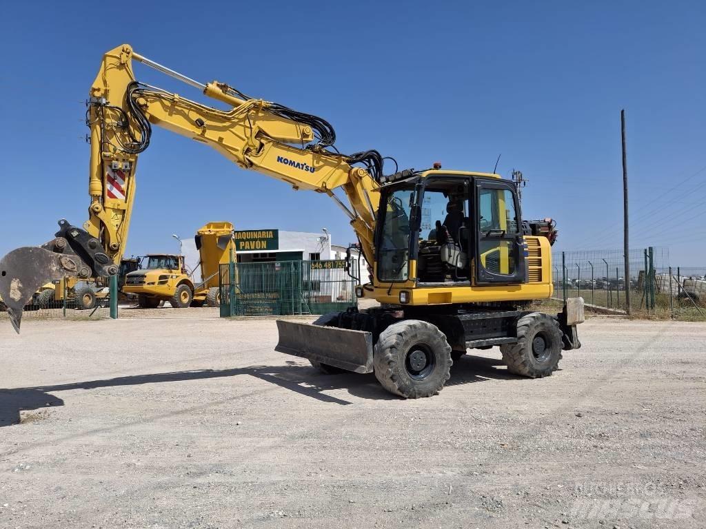 Komatsu PW 148-8 Wielgraafmachines