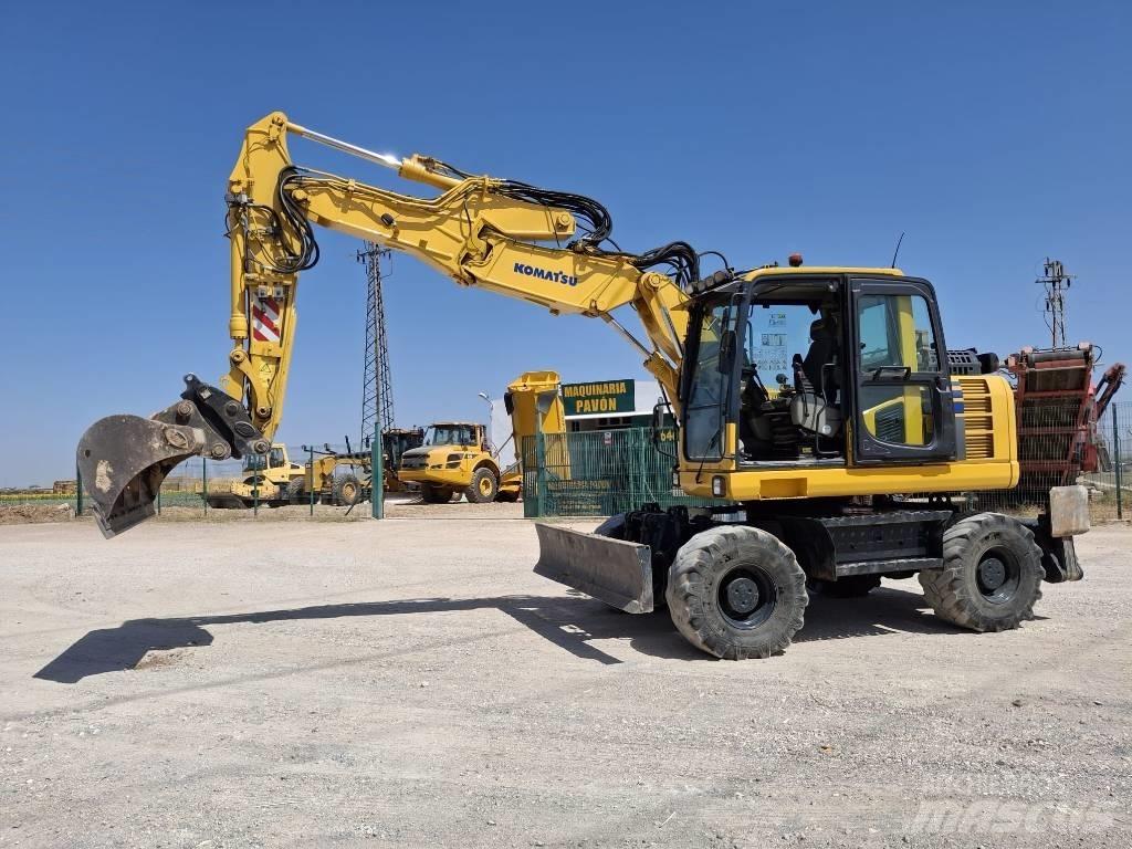 Komatsu PW 148-8 Wielgraafmachines