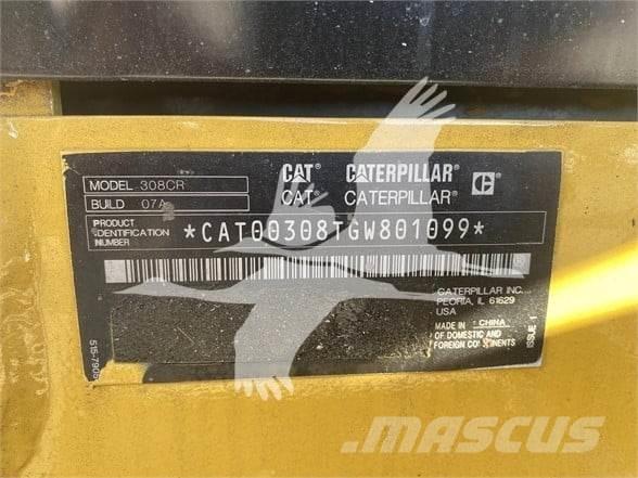 CAT 308 CR Rupsgraafmachines