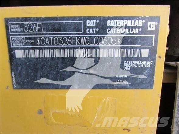 CAT 326FL Rupsgraafmachines