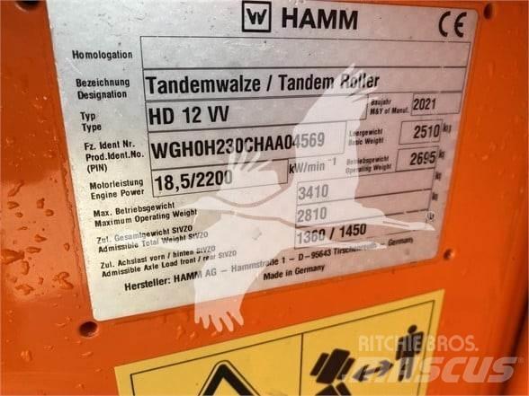 Hamm HD12VV Trilrolwalsen