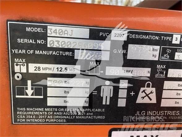 JLG 340AJ Knikarmhoogwerkers