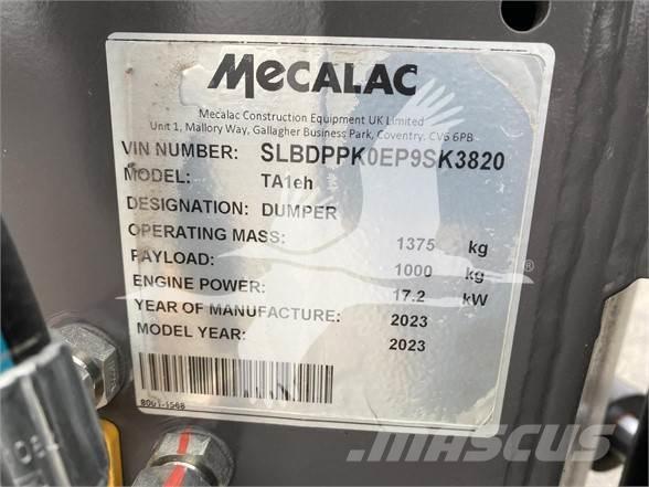Mecalac TA1EH Mini Dumpers