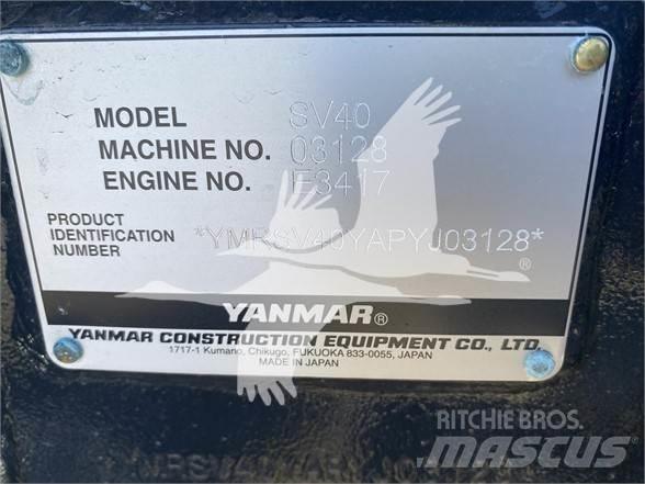 Yanmar SV40 Minigraafmachines < 7t