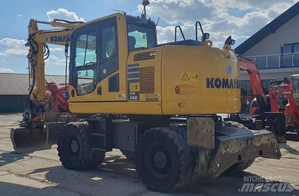 Komatsu PW148-10 Wielgraafmachines