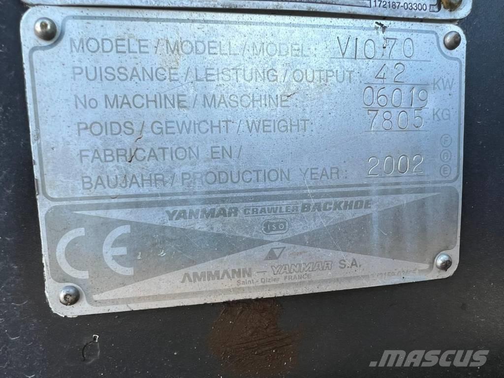 Yanmar Vio 70 Rupsgraafmachines