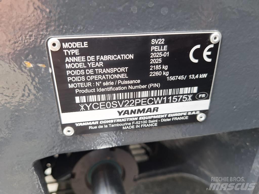 Yanmar SV 22 Minigraafmachines < 7t