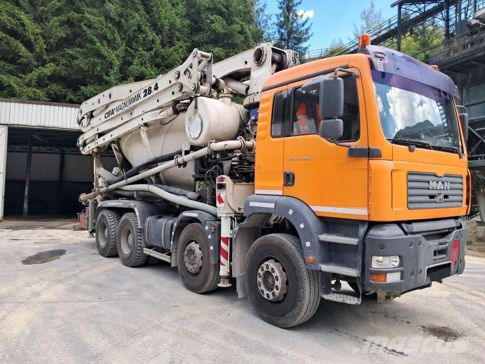 MAN TGA 41.480 Betonmixers en pompen