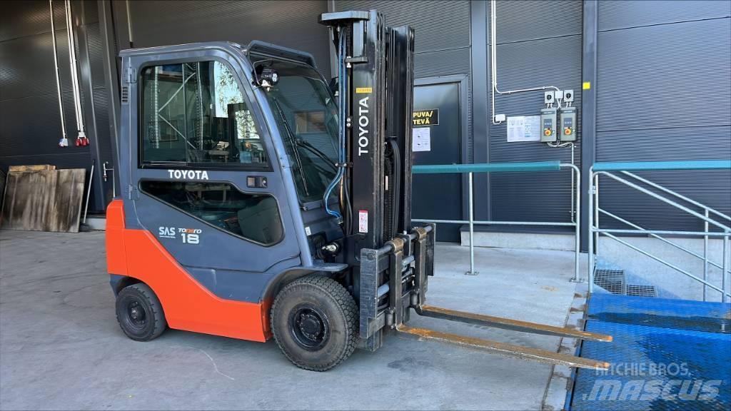 Toyota 02-8 FDF 18 Diesel heftrucks
