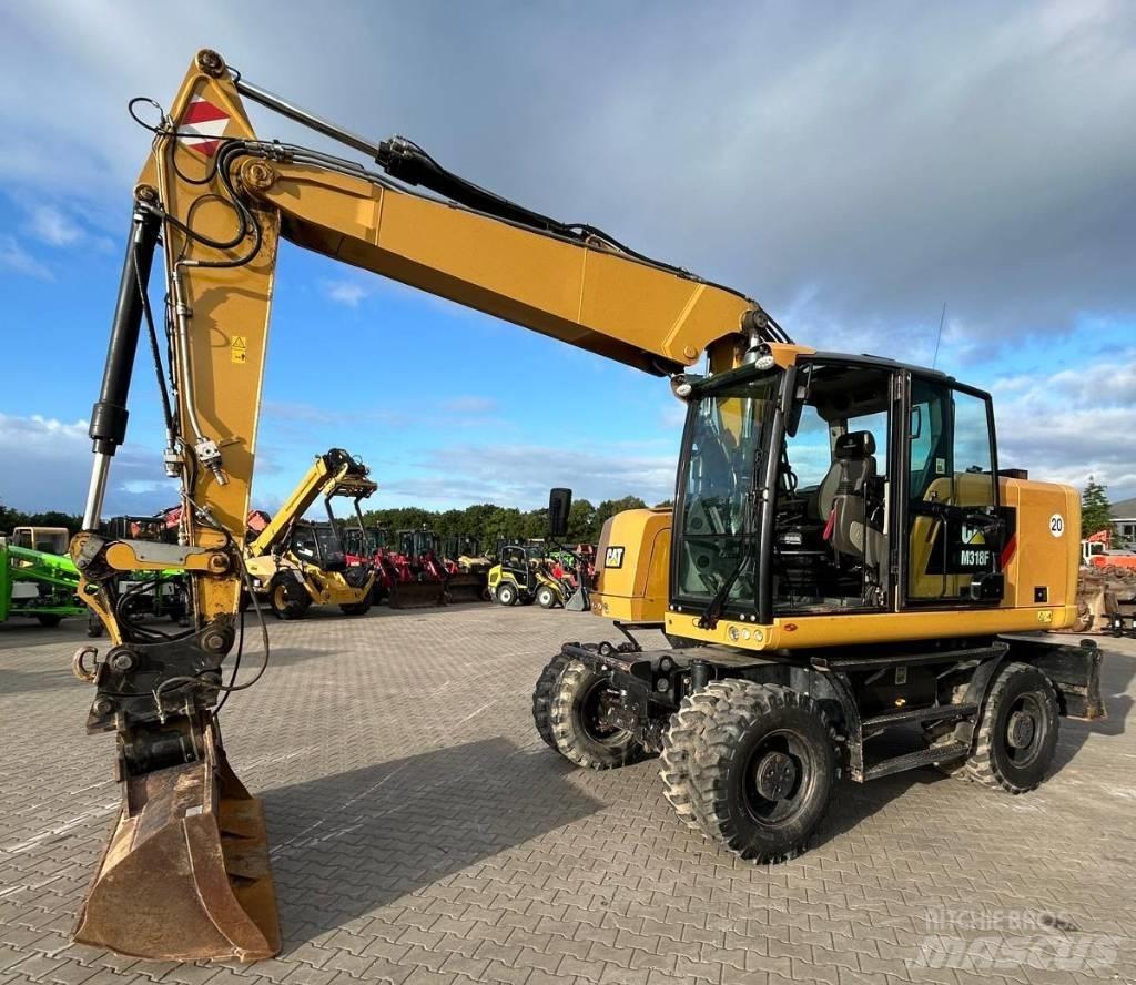 CAT M 318 F Wielgraafmachines