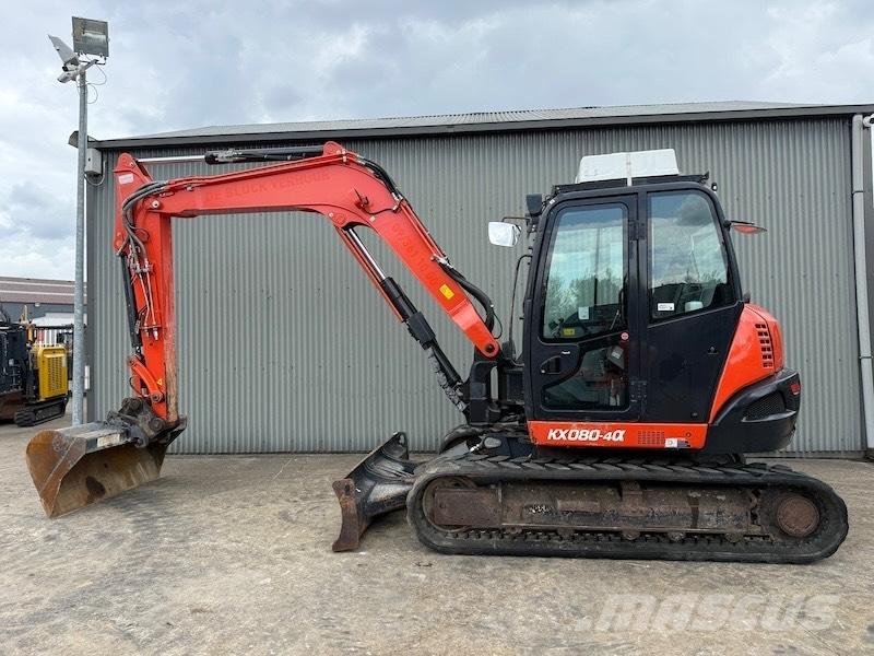 Kubota KX 080-4 Midigraafmachines 7t - 12t