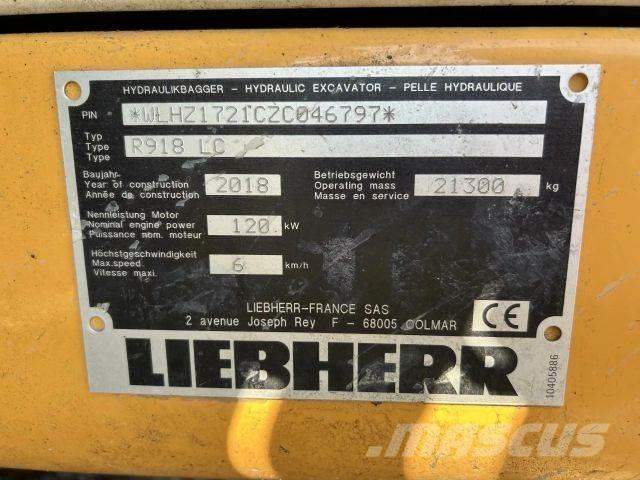 Liebherr R918 LC Rupsgraafmachines